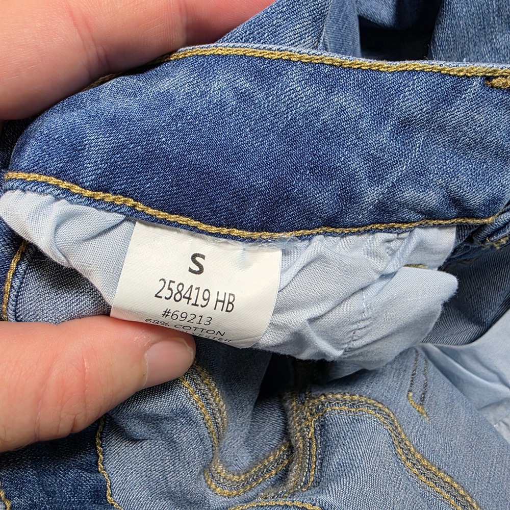 Flamingals Jeans Women Small Blue Wide Leg High Rise 258419 HB Medium Wash - Picture 5 of 7